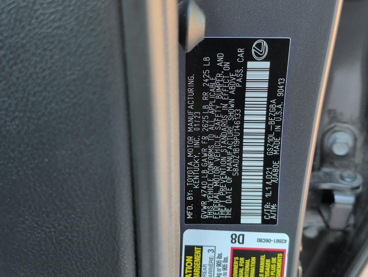 2023 Lexus ES 350 San Juan TX