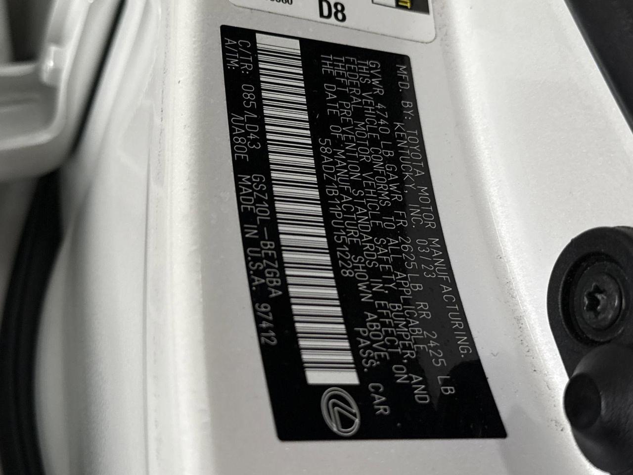 2023 Lexus ES 350 San Antonio TX