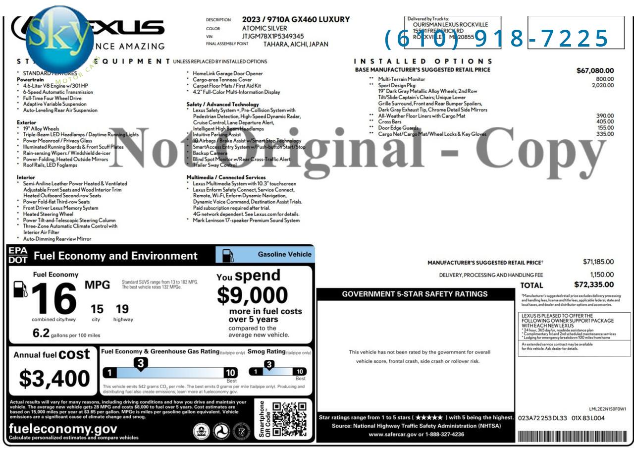 2023 Lexus GX 460 Luxury 4WD