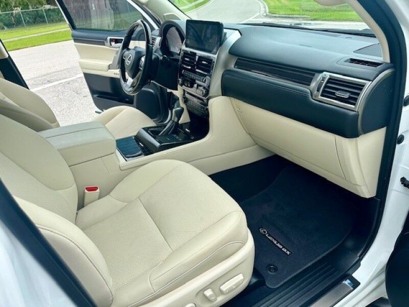 2023 Lexus GX 460 PREMIUM SUNROOF AWD ECRU COLOR PEARL WHITE ONLY 9K MILES LOWER LIP BUMPERS CHROME DELETE BLACK FREE SHIPPING IN FLORIDA Sarasota FL