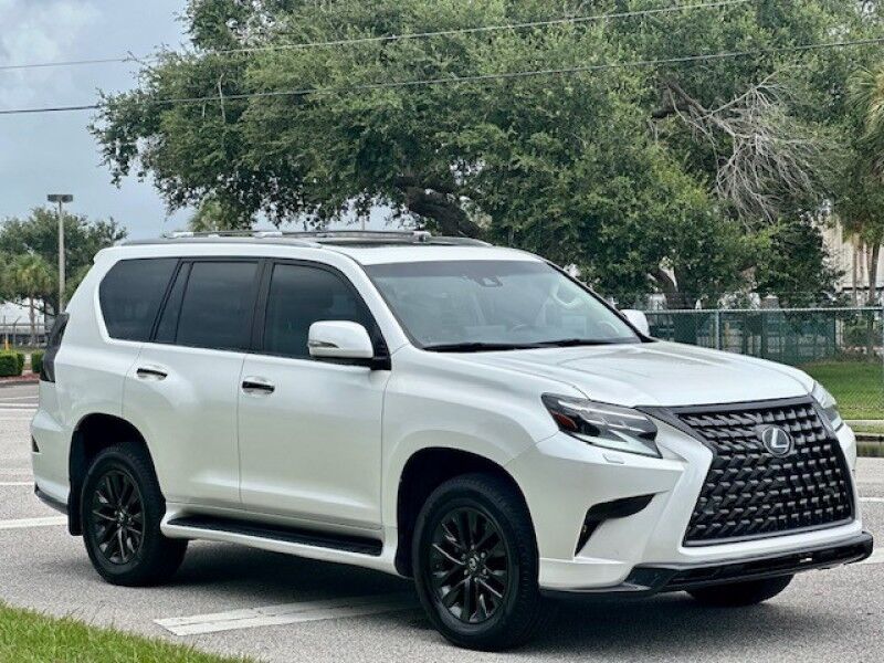 2023 Lexus GX 460 PREMIUM SUNROOF AWD ECRU COLOR PEARL WHITE ONLY 9K MILES LOWER LIP BUMPERS CHROME DELETE BLACK FREE SHIPPING IN FLORIDA Sarasota FL