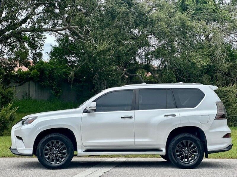 2023 Lexus GX 460 PREMIUM SUNROOF AWD ECRU COLOR PEARL WHITE ONLY 9K MILES LOWER LIP BUMPERS CHROME DELETE BLACK FREE SHIPPING IN FLORIDA Sarasota FL