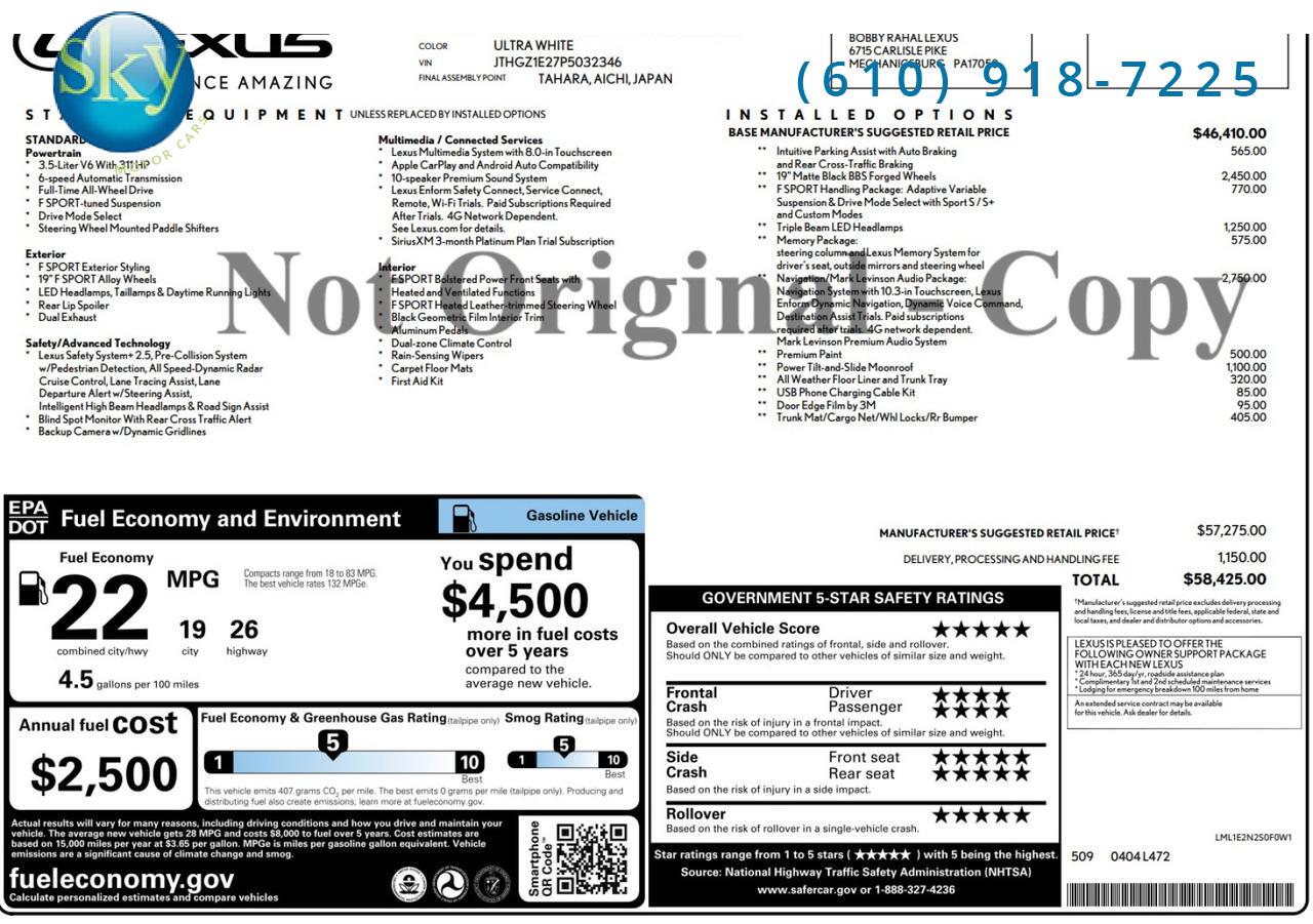 2023 Lexus IS 350 AWD F SPORT