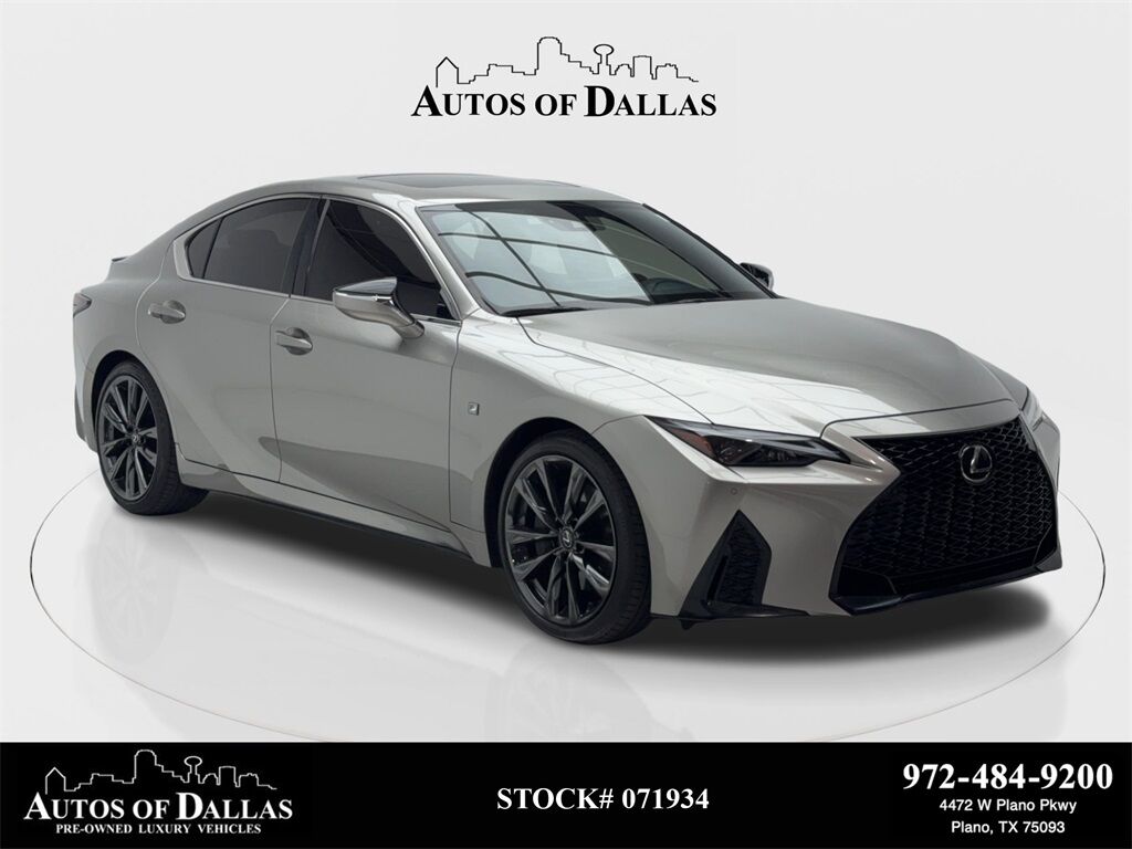 2023 Lexus IS 350 F SPORT CAM,SUNROOF,CLMT STS,BLIND SPOT,19&quot; WL Plano TX