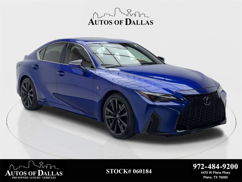 2023 Lexus IS 350 F SPORT Design CAM,SUNROOF,CLMT STS,BLIND SPOT Plano TX