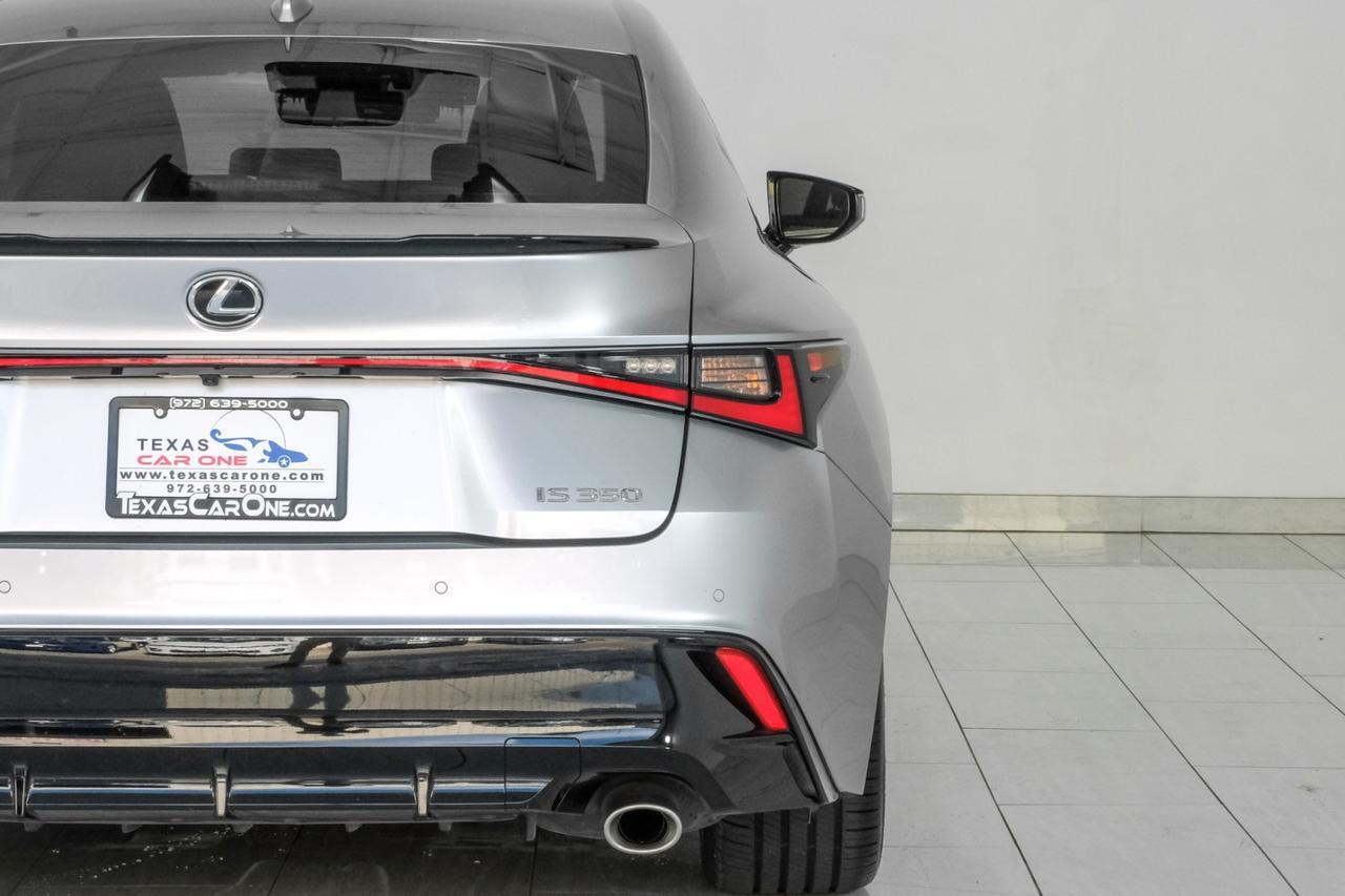 2023 Lexus IS 350 F SPORT LEXUS SAFETY SYSTEM BLIND SPOT INTUITIVE PARKING ASSIST Carrollton TX