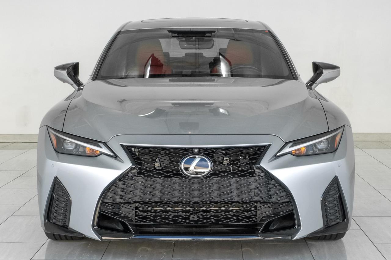 2023 Lexus IS 350 F SPORT LEXUS SAFETY SYSTEM BLIND SPOT INTUITIVE PARKING ASSIST NAVIGATION SUNROOF