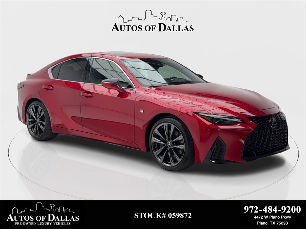2023 Lexus IS 350 F SPORT NAV,CAM,SUNROOF,CLMT STS,BLIND SPOT