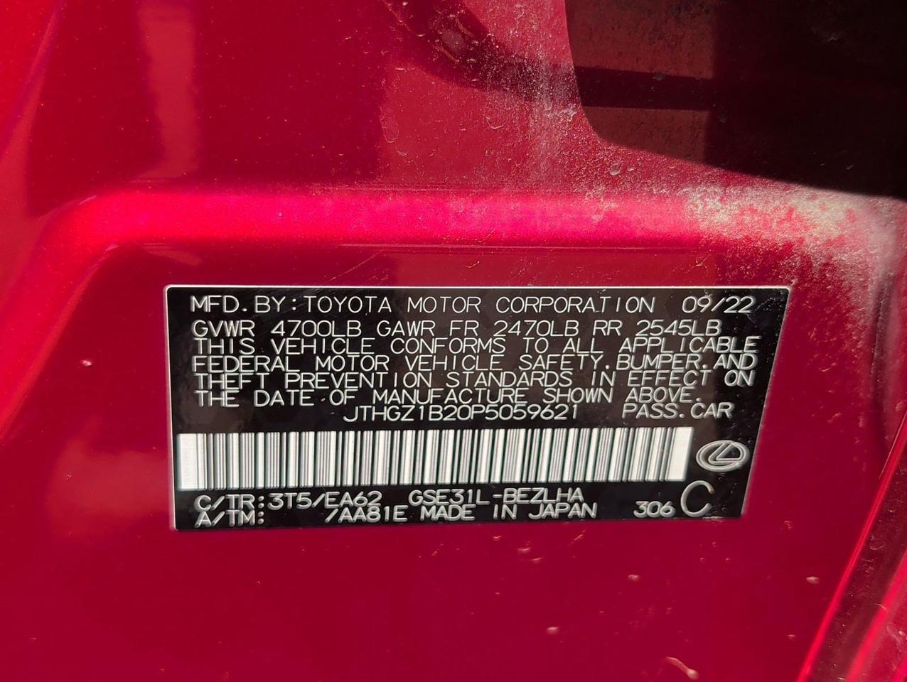 2023 Lexus IS 350 F SPORT San Juan TX