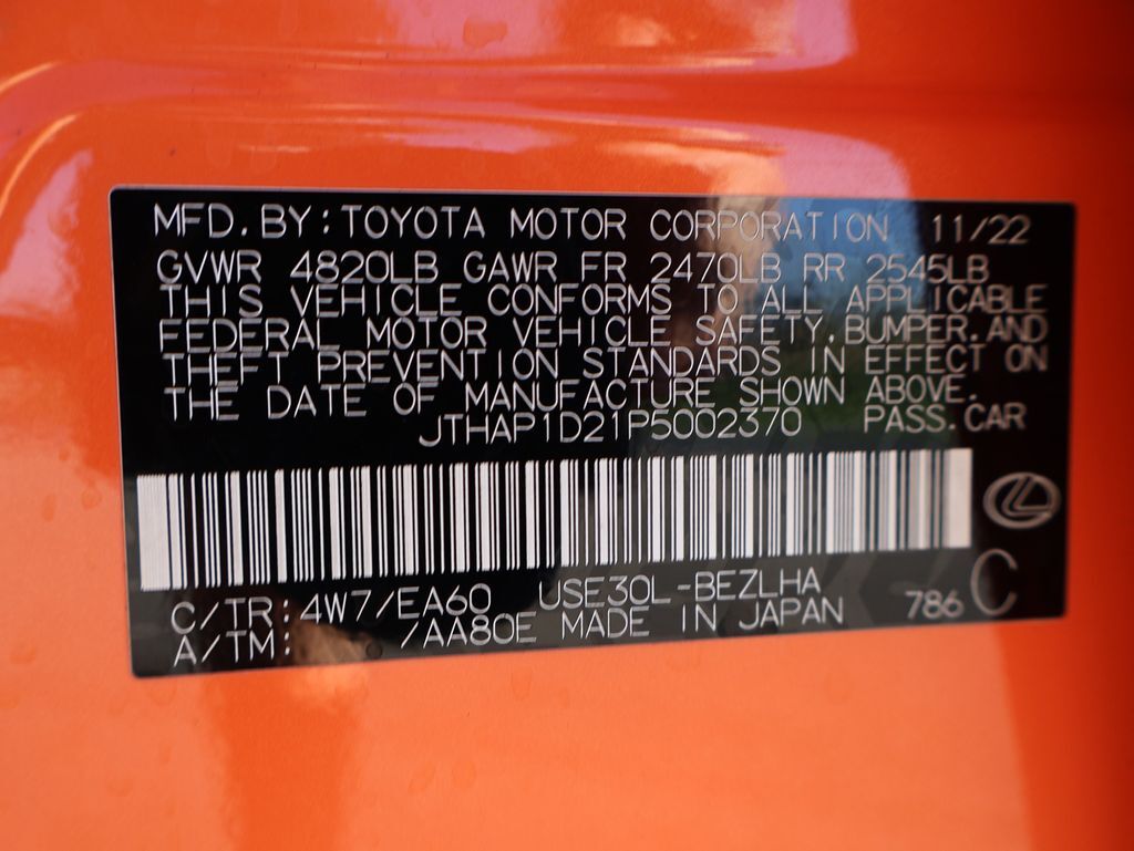 2023 Lexus IS 500 F SPORT Performance Premium San Clemente CA