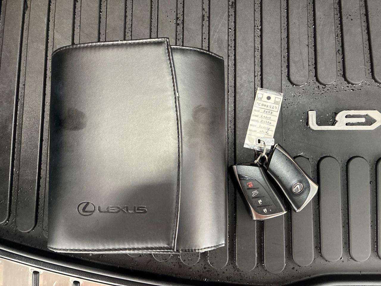 2023 Lexus RX350 Luxury, Pano Roof, Cold Area Pkg, Pano View Monitor, Traffic Jam Assist, Heat & Cool Seats, Triple Beam Headlights Houston TX