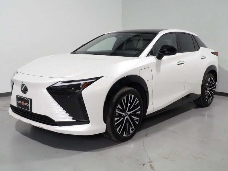2023 Lexus RZ 450e Luxury AWD *HEADS-UP DISPLAY, NAVIGATION, ADAPTIVE CRUISE, SAFETY ALERTS, 360 VIEW CAMERAS, 14 INCH DISPLAY, DYNAMIC SKY PANO ROOF, ULTRASUEDE, CLIMATE SEATS, ADVANCED PARK, MARK LEVINSON, WIRELESS CHARGING Round Rock TX