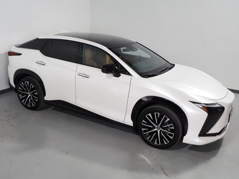 2023 Lexus RZ 450e Luxury AWD *HEADS-UP DISPLAY, NAVIGATION, ADAPTIVE CRUISE, SAFETY ALERTS, 360 VIEW CAMERAS, 14 INCH DISPLAY, DYNAMIC SKY PANO ROOF, ULTRASUEDE, CLIMATE SEATS, ADVANCED PARK, MARK LEVINSON, WIRELESS CHARGING Round Rock TX