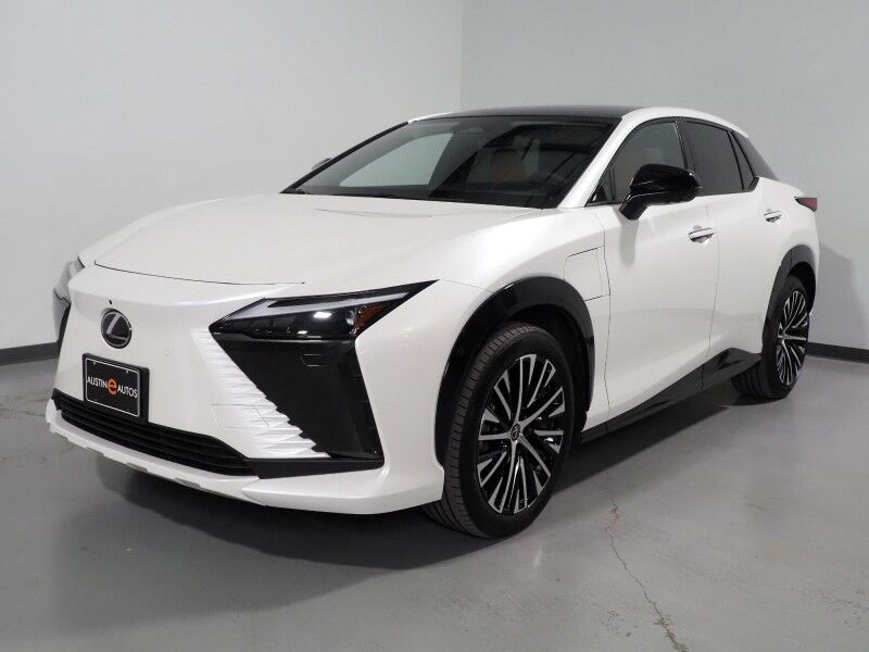 2023 Lexus RZ 450e Luxury AWD *HEADS-UP DISPLAY, NAVIGATION, ADAPTIVE CRUISE, SAFETY ALERTS, 360 VIEW CAMERAS, 14 INCH DISPLAY, DYNAMIC SKY PANO ROOF, ULTRASUEDE, CLIMATE SEATS, ADVANCED PARK, MARK LEVINSON, WIRELESS CHARGING Round Rock TX