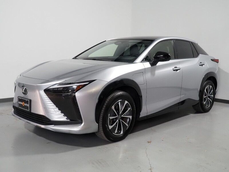 2023 Lexus RZ 450e Premium AWD *HEADS-UP DISPLAY, NAVIGATION, ADAPTIVE CRUISE, SAFETY ALERTS, 360 VIEW CAMERAS, 14 INCH DISPLAY, PANORAMA GLASS ROOF, CLIMATE SEATS, HEATED STEERING, ADVANCE PARK, WIRELESS CHARGING, ANDROID & APPLE Round Rock TX
