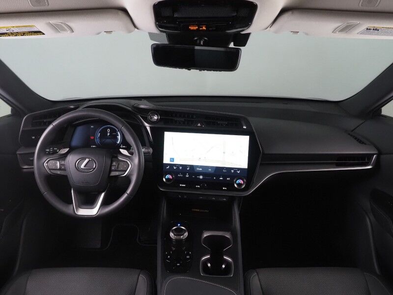 2023 Lexus RZ 450e Premium AWD *HEADS-UP DISPLAY, NAVIGATION, ADAPTIVE CRUISE, SAFETY ALERTS, 360 VIEW CAMERAS, 14 INCH DISPLAY, PANORAMA GLASS ROOF, CLIMATE SEATS, HEATED STEERING, ADVANCE PARK, WIRELESS CHARGING, ANDROID & APPLE