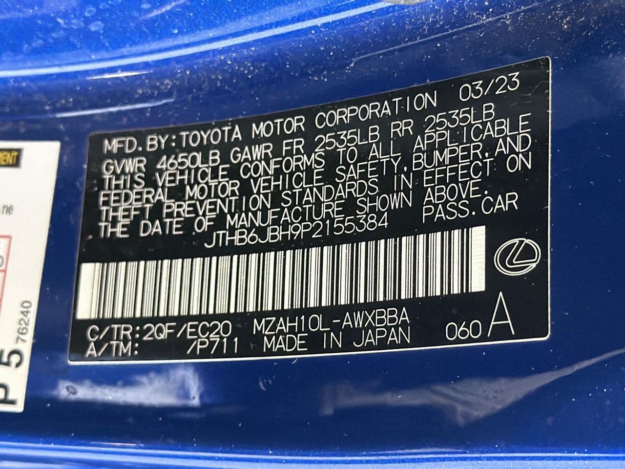 2023 Lexus UX 250h F SPORT Design San Antonio TX