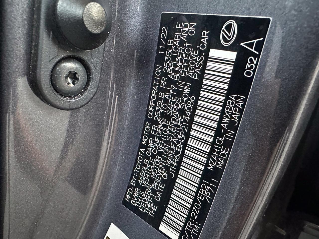 2023 Lexus UX 250h F SPORT Handling Fredericksburg VA