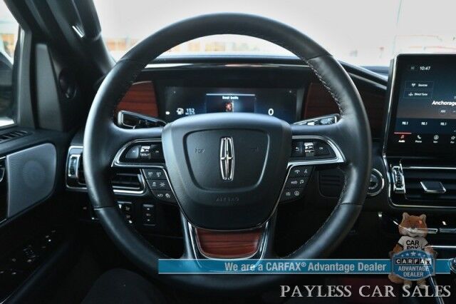 2023 Lincoln Navigator L Reserve / 4X4 / Luxury Pkg / Auto Start / Heated & Cooled Seats / Heated Steering / Sunroof / HUD / Adaptive Cruise / Lane Depart & Blind Spot / 3rd Row / Seats 7 / Heavy Duty Tow Pkg / Block Heater / 1-Owner Anchorage AK 2023 Lincoln Navigator L Reserve / 4X4 / Luxury Pkg / Auto Start / Heated & Cooled Seats / Heated Steering / Sunroof / HUD / Adaptive Cruise / Lane Depart & Blind Spot / 3rd Row / Seats 7 / Heavy Duty Tow Pkg / Block Heater / 1-Owner Anchorage AK