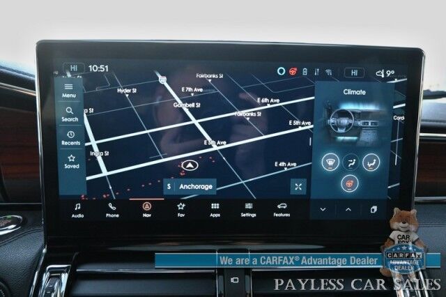 2023 Lincoln Navigator L Reserve / 4X4 / Luxury Pkg / Auto Start / Heated & Cooled Seats / Heated Steering / Sunroof / HUD / Adaptive Cruise / Lane Depart & Blind Spot / 3rd Row / Seats 7 / Heavy Duty Tow Pkg / Block Heater / 1-Owner Anchorage AK 2023 Lincoln Navigator L Reserve / 4X4 / Luxury Pkg / Auto Start / Heated & Cooled Seats / Heated Steering / Sunroof / HUD / Adaptive Cruise / Lane Depart & Blind Spot / 3rd Row / Seats 7 / Heavy Duty Tow Pkg / Block Heater / 1-Owner Anchorage AK