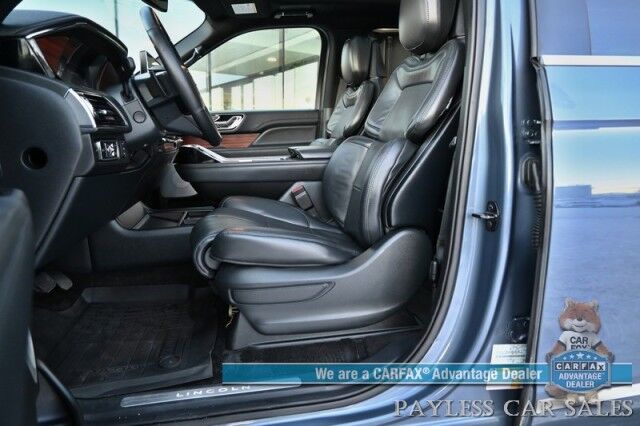 2023 Lincoln Navigator L Reserve / 4X4 / Luxury Pkg / Auto Start / Heated & Cooled Seats / Heated Steering / Sunroof / HUD / Adaptive Cruise / Lane Depart & Blind Spot / 3rd Row / Seats 7 / Heavy Duty Tow Pkg / Block Heater / 1-Owner Anchorage AK
