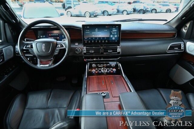 2023 Lincoln Navigator L Reserve / 4X4 / Luxury Pkg / Auto Start / Heated & Cooled Seats / Heated Steering / Sunroof / HUD / Adaptive Cruise / Lane Depart & Blind Spot / 3rd Row / Seats 7 / Heavy Duty Tow Pkg / Block Heater / 1-Owner Anchorage AK 2023 Lincoln Navigator L Reserve / 4X4 / Luxury Pkg / Auto Start / Heated & Cooled Seats / Heated Steering / Sunroof / HUD / Adaptive Cruise / Lane Depart & Blind Spot / 3rd Row / Seats 7 / Heavy Duty Tow Pkg / Block Heater / 1-Owner Anchorage AK