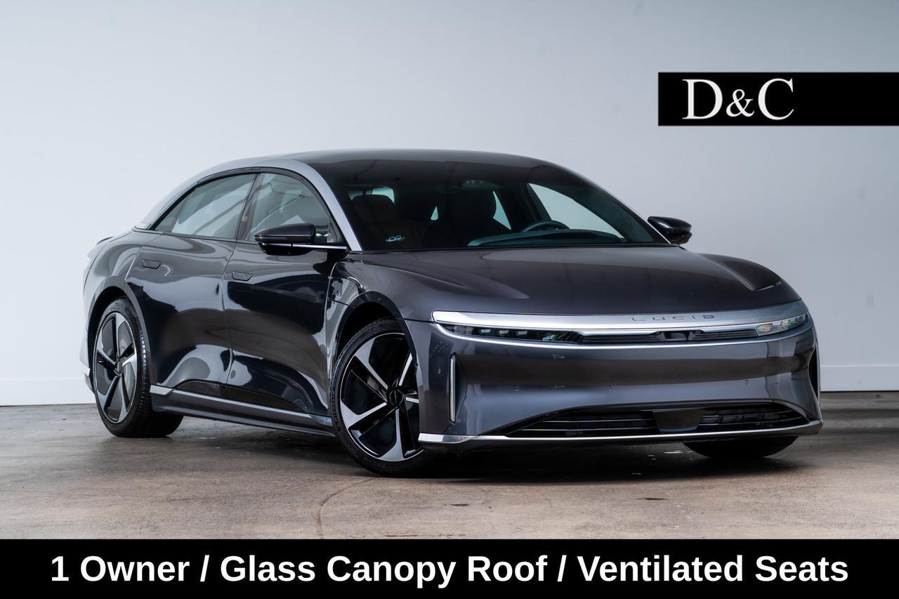 2023 Lucid Air Touring Glass Canopy Roof / Ventilated Seats