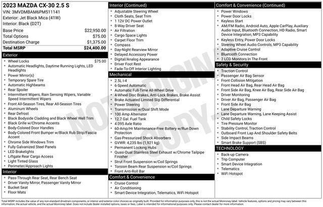 2023 MAZDA CX-30 2.5 S Raleigh NC