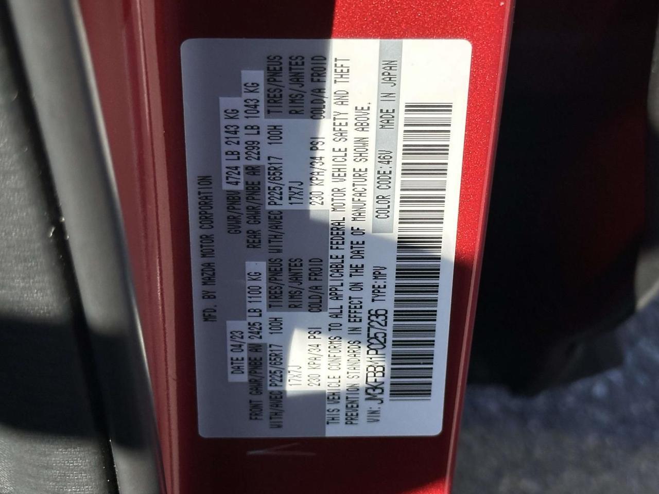 2023 MAZDA CX-5 2.5 S Select Package Alexandria VA