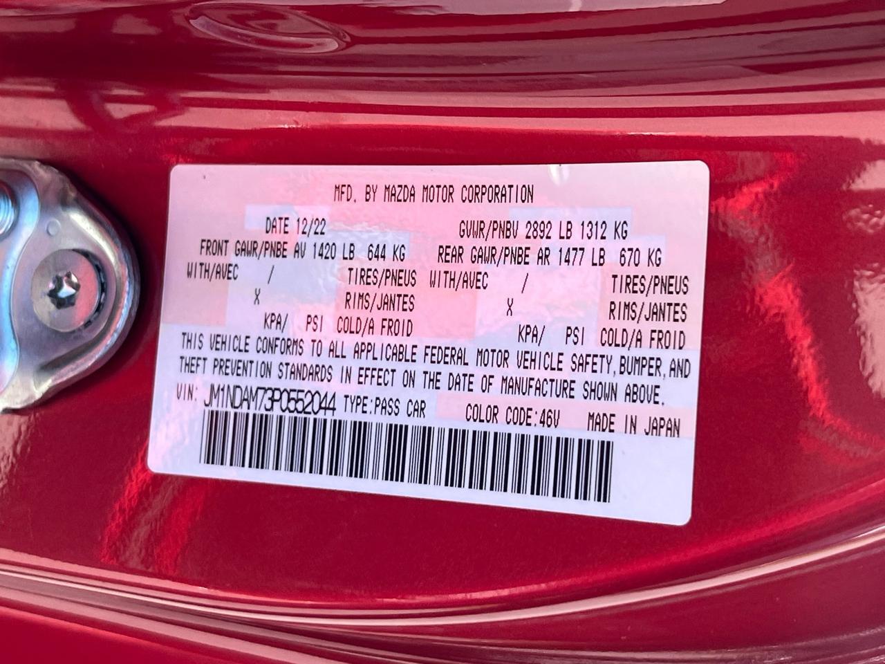 2023 MAZDA Miata RF Grand Touring Hagerstown MD