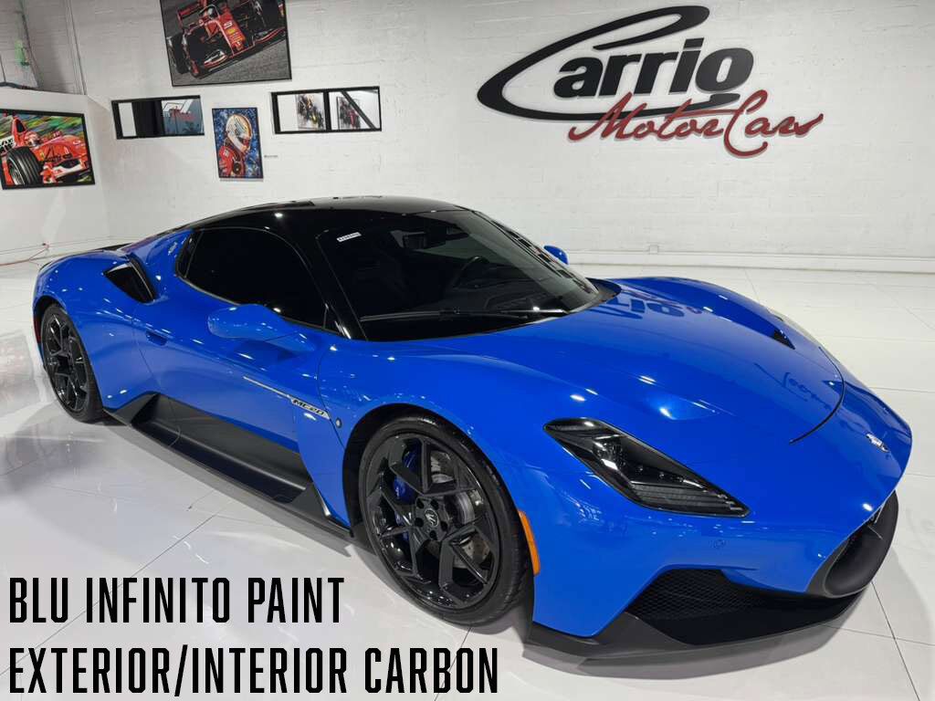 2023 Maserati MC20 Blu Infinito paint, carbon galore AND MUCH MORE!!