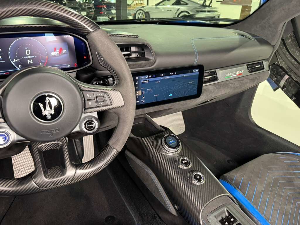 2023 Maserati MC20 Blu Infinito paint, carbon galore AND MUCH MORE!! Fort Lauderdale FL