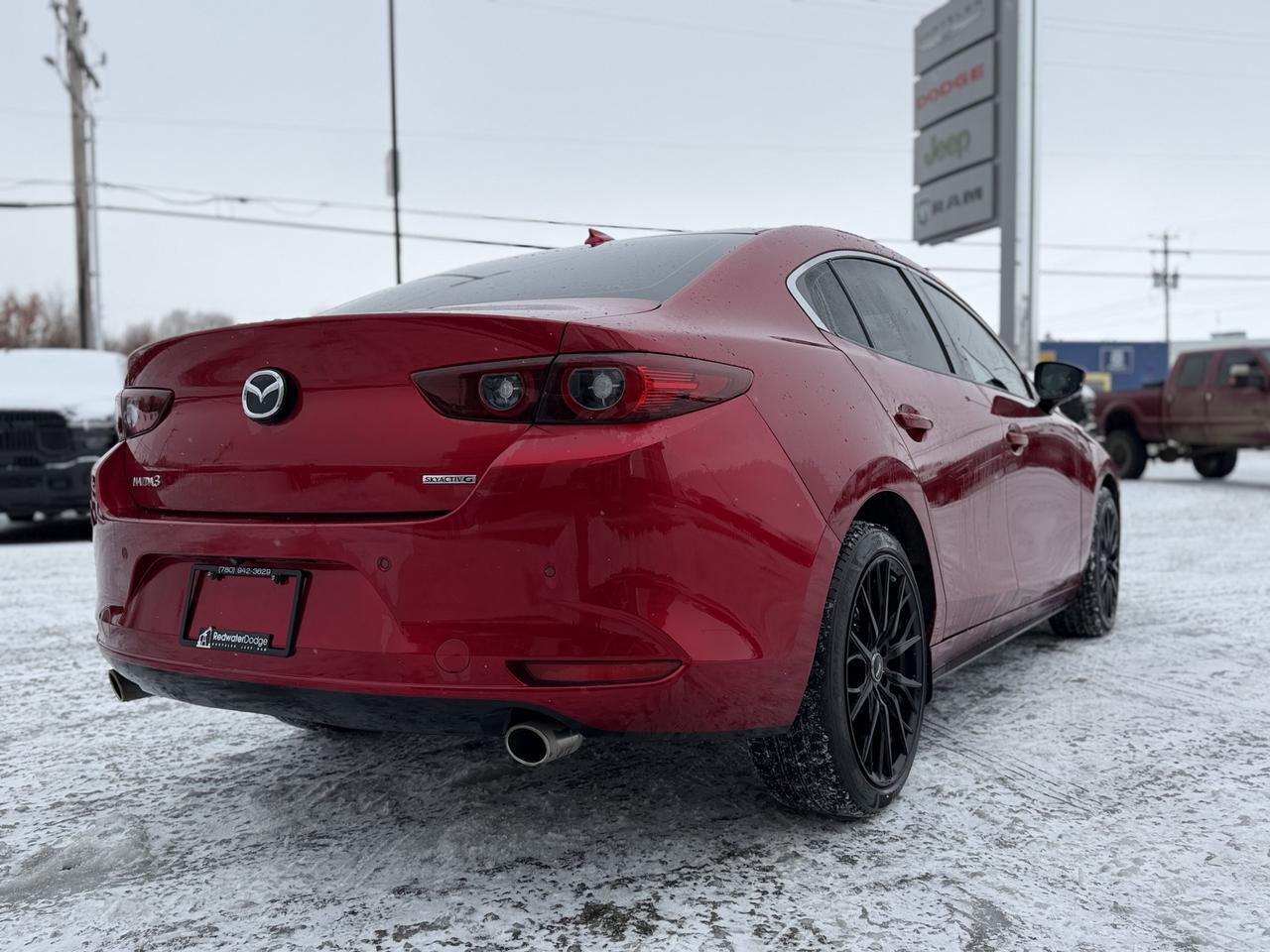 2023 Mazda 3 GT FWD | 4 Door | Low KMs | Aerial View Camera | SkyActiv | Heated Seats Redwater AB