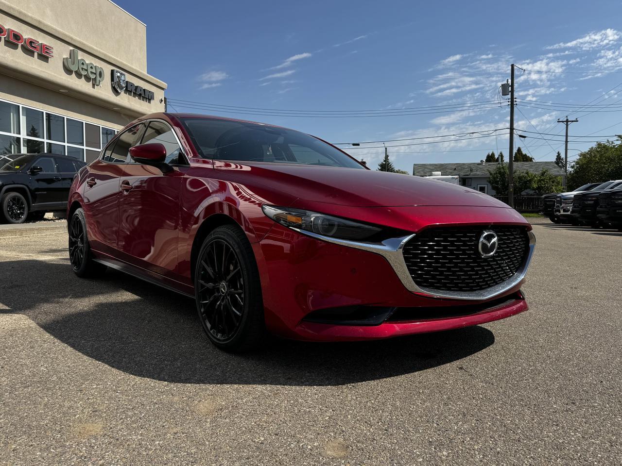 2023 Mazda 3 GT FWD | 4 Door | Low KMs | Aerial View Camera | SkyActiv | Heated Seats Redwater AB