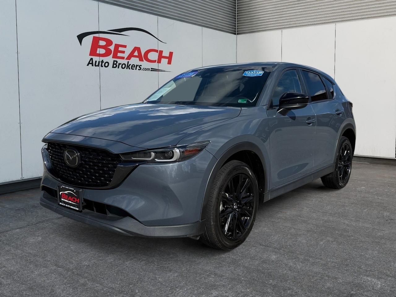 2023 Mazda CX-5 2.5 S Carbon Edition, HEATED SEATS, SUNROOF, APPLE CARPLAY/ANDROID AUTO, POWER LIFTGATE, BACKUP CAMERA, POWER MIRRORS, LANE KEEP ASSIST, CLEAN CARFAX, COME AND TEST DRIVE THIS SUPER RELIABLE MAZDA CX-5! Norfolk VA
