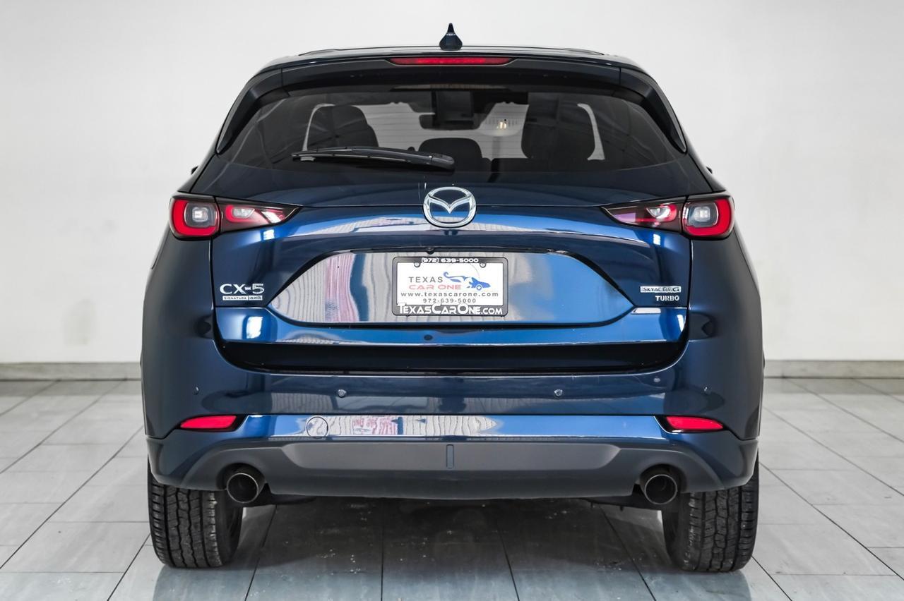 2023 Mazda CX-5 2.5 TURBO SIGNATURE AWD BLIND SPOT ASSIST LANE KEEP ASSIST NAVIGATION SUNROOF LEATHER Carrollton TX