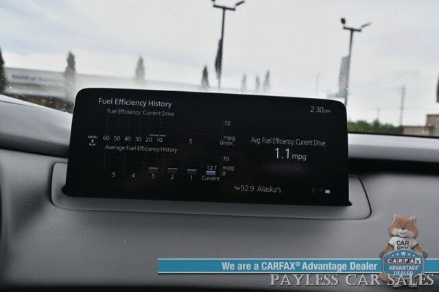 2023 Mazda CX-9 Grand Touring / AWD / Heated & Cooled Leather Seats / Adaptive Cruise / Lane Depart & Blind Spot / HUD / 360 Camera / Apple CarPlay & Android Auto / Rear Captain Chairs / 3rd Row / Seats 6 / Keyless Entry & Start Anchorage AK