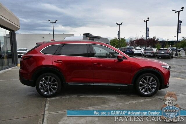 2023 Mazda CX-9 Grand Touring / AWD / Heated & Cooled Leather Seats / Adaptive Cruise / Lane Depart & Blind Spot / HUD / 360 Camera / Apple CarPlay & Android Auto / Rear Captain Chairs / 3rd Row / Seats 6 / Keyless Entry & Start Anchorage AK