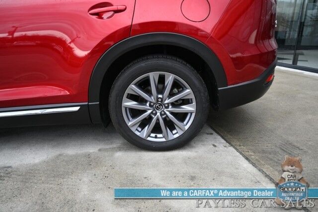 2023 Mazda CX-9 Grand Touring / AWD / Heated & Cooled Leather Seats / Adaptive Cruise / Lane Depart & Blind Spot / HUD / 360 Camera / Apple CarPlay & Android Auto / Rear Captain Chairs / 3rd Row / Seats 6 / Keyless Entry & Start Anchorage AK