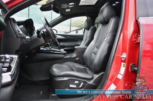2023 Mazda CX-9 Grand Touring / AWD / Heated & Cooled Leather Seats / Adaptive Cruise / Lane Depart & Blind Spot / HUD / 360 Camera / Apple CarPlay & Android Auto / Rear Captain Chairs / 3rd Row / Seats 6 / Keyless Entry & Start Anchorage AK