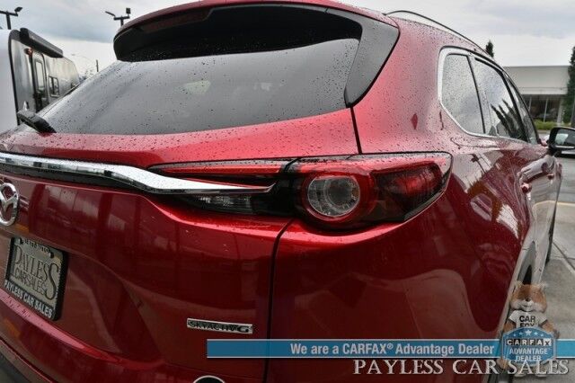 2023 Mazda CX-9 Grand Touring / AWD / Heated & Cooled Leather Seats / Adaptive Cruise / Lane Depart & Blind Spot / HUD / 360 Camera / Apple CarPlay & Android Auto / Rear Captain Chairs / 3rd Row / Seats 6 / Keyless Entry & Start Anchorage AK