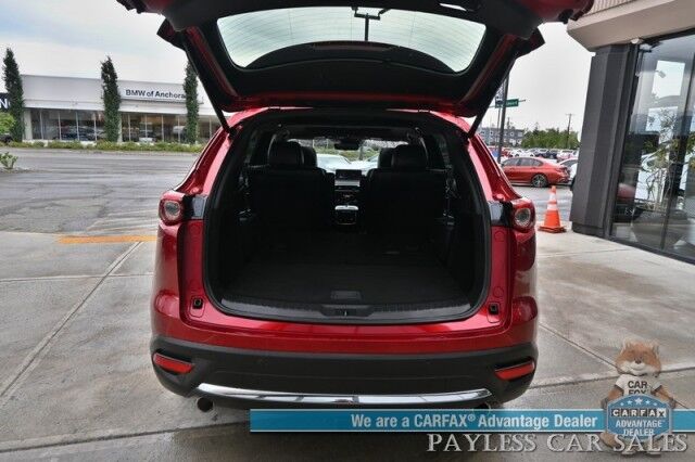 2023 Mazda CX-9 Grand Touring / AWD / Heated & Cooled Leather Seats / Adaptive Cruise / Lane Depart & Blind Spot / HUD / 360 Camera / Apple CarPlay & Android Auto / Rear Captain Chairs / 3rd Row / Seats 6 / Keyless Entry & Start Anchorage AK