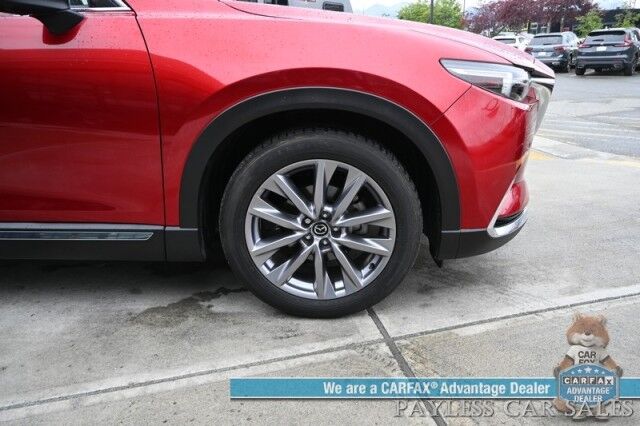 2023 Mazda CX-9 Grand Touring / AWD / Heated & Cooled Leather Seats / Adaptive Cruise / Lane Depart & Blind Spot / HUD / 360 Camera / Apple CarPlay & Android Auto / Rear Captain Chairs / 3rd Row / Seats 6 / Keyless Entry & Start Anchorage AK