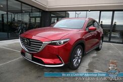 2023_Mazda_CX-9_Grand Touring / AWD / Heated & Cooled Leather Seats / Adaptive Cruise / Lane Depart & Blind Spot / HUD / 360 Camera / Apple CarPlay & Android Auto / Rear Captain Chairs / 3rd Row / Seats 6 / Keyless Entry & Start_ Anchorage AK