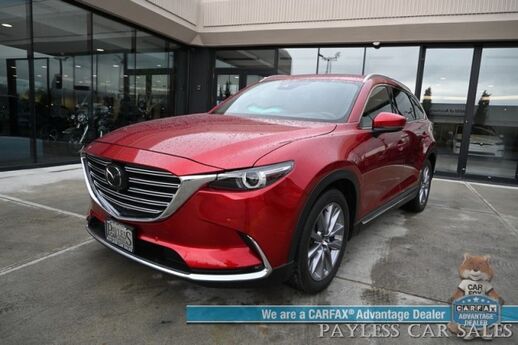 2023 Mazda CX-9 Grand Touring / AWD / Heated & Cooled Leather Seats / Adaptive Cruise / Lane Depart & Blind Spot / HUD / 360 Camera / Apple CarPlay & Android Auto / Rear Captain Chairs / 3rd Row / Seats 6 / Keyless Entry & Start Anchorage AK