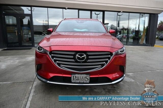 2023 Mazda CX-9 Grand Touring / AWD / Heated & Cooled Leather Seats / Adaptive Cruise / Lane Depart & Blind Spot / HUD / 360 Camera / Apple CarPlay & Android Auto / Rear Captain Chairs / 3rd Row / Seats 6 / Keyless Entry & Start Anchorage AK