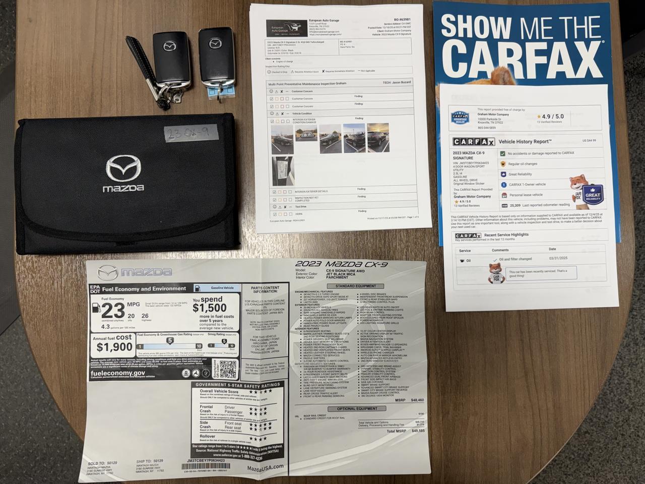 2023 Mazda CX-9 Signature Knoxville TN