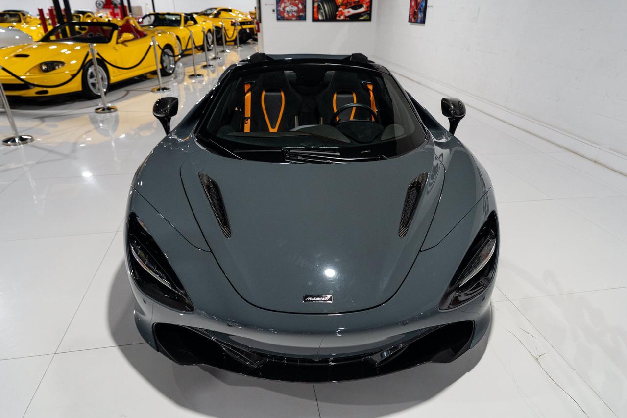 2023 McLaren 720S Luxury Spider MSO Chicane Grey paint,Carbon Black/Scoria Grey interior,Bowers & Wilkins audio & MORE Fort Lauderdale FL