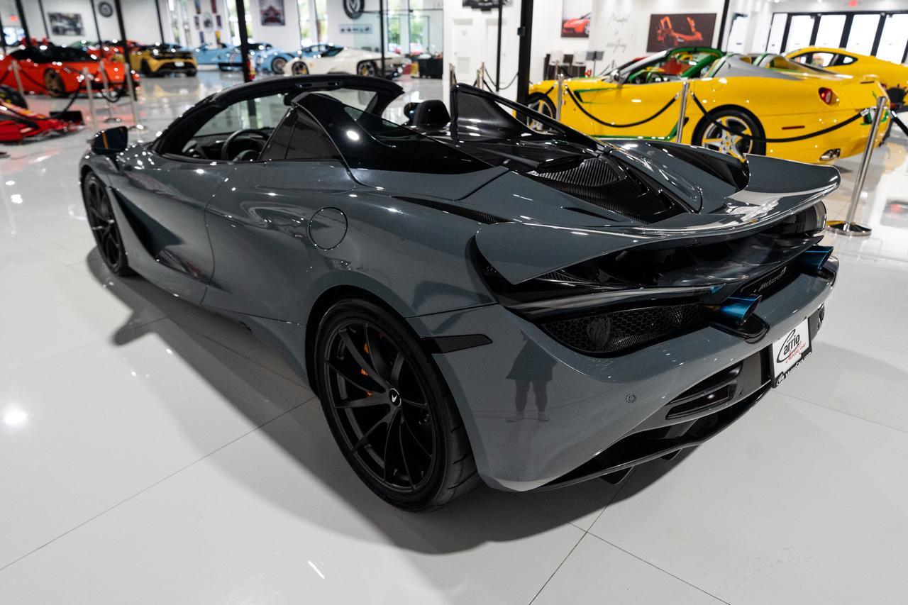 2023 McLaren 720S Luxury Spider MSO Chicane Grey paint,Carbon Black/Scoria Grey interior,Bowers & Wilkins audio & MORE Fort Lauderdale FL