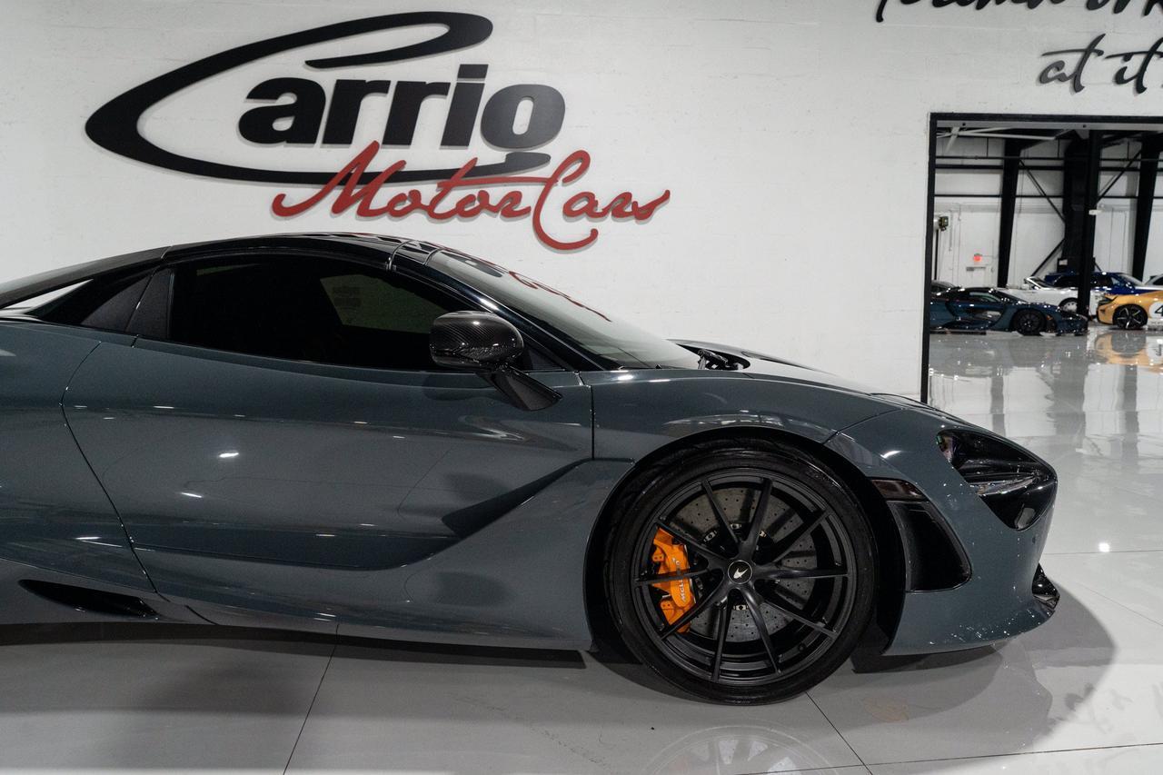 2023 McLaren 720S Luxury Spider MSO Chicane Grey paint,Carbon Black/Scoria Grey interior,Bowers & Wilkins audio & MORE Fort Lauderdale FL